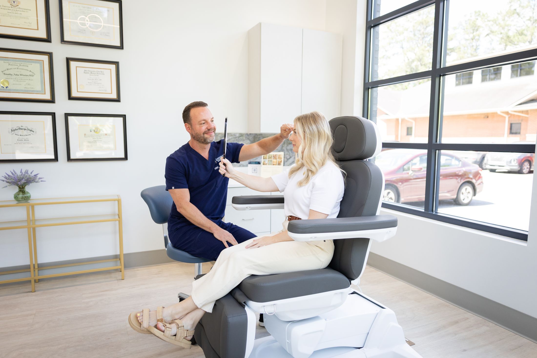 savannah facial plastic surgery reception